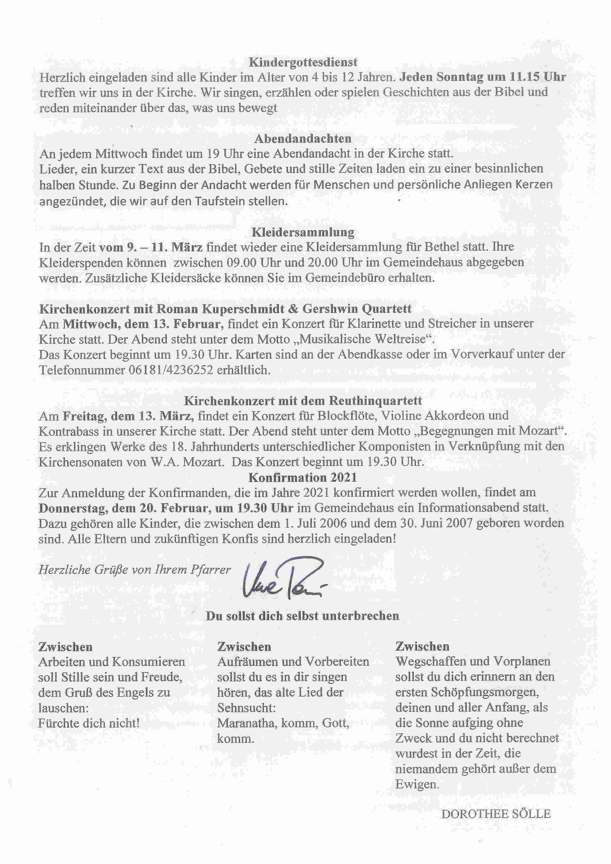 Gemeindebrief Februar 2020 2 Seite 2