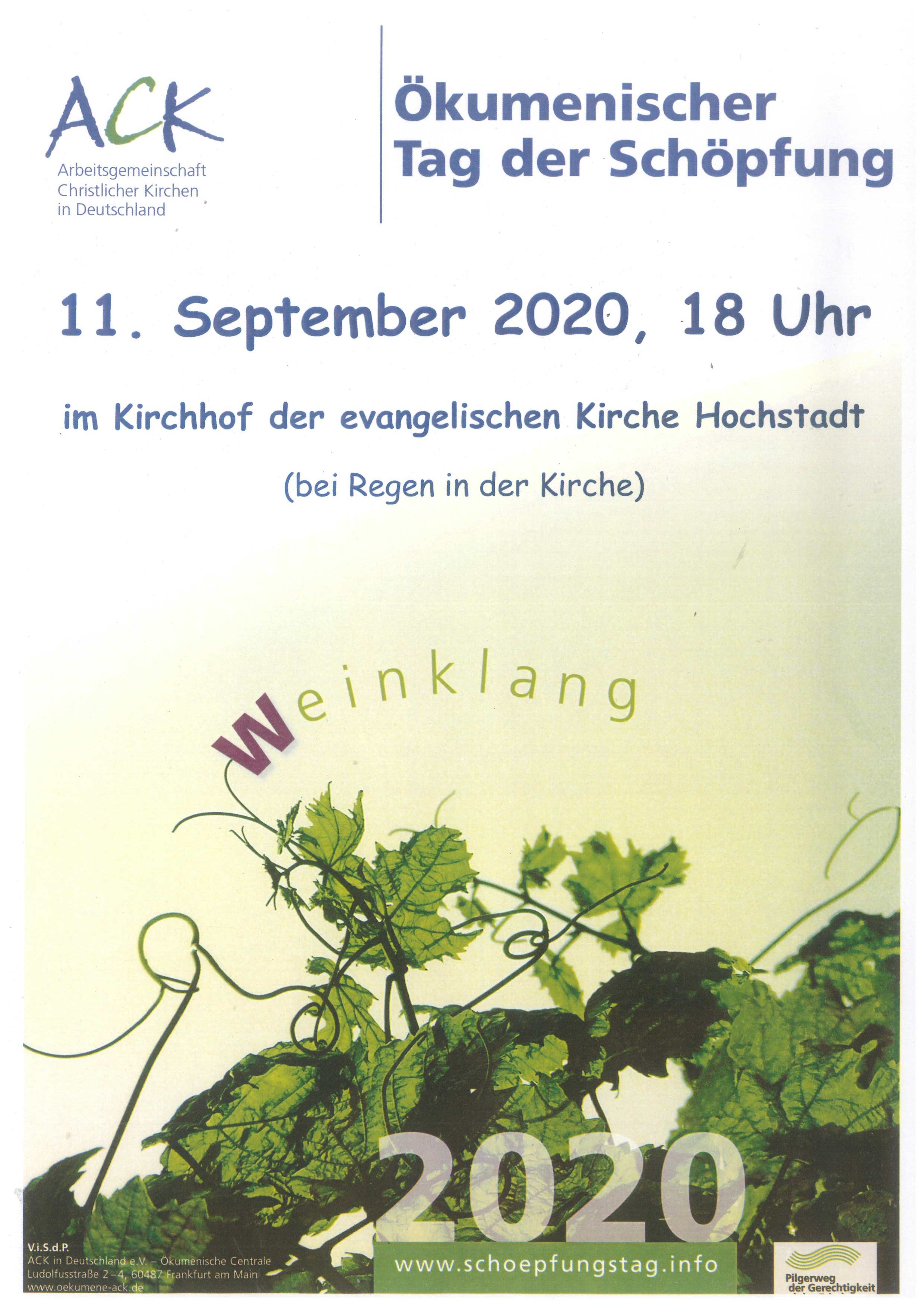 Schöpfungstag 2020