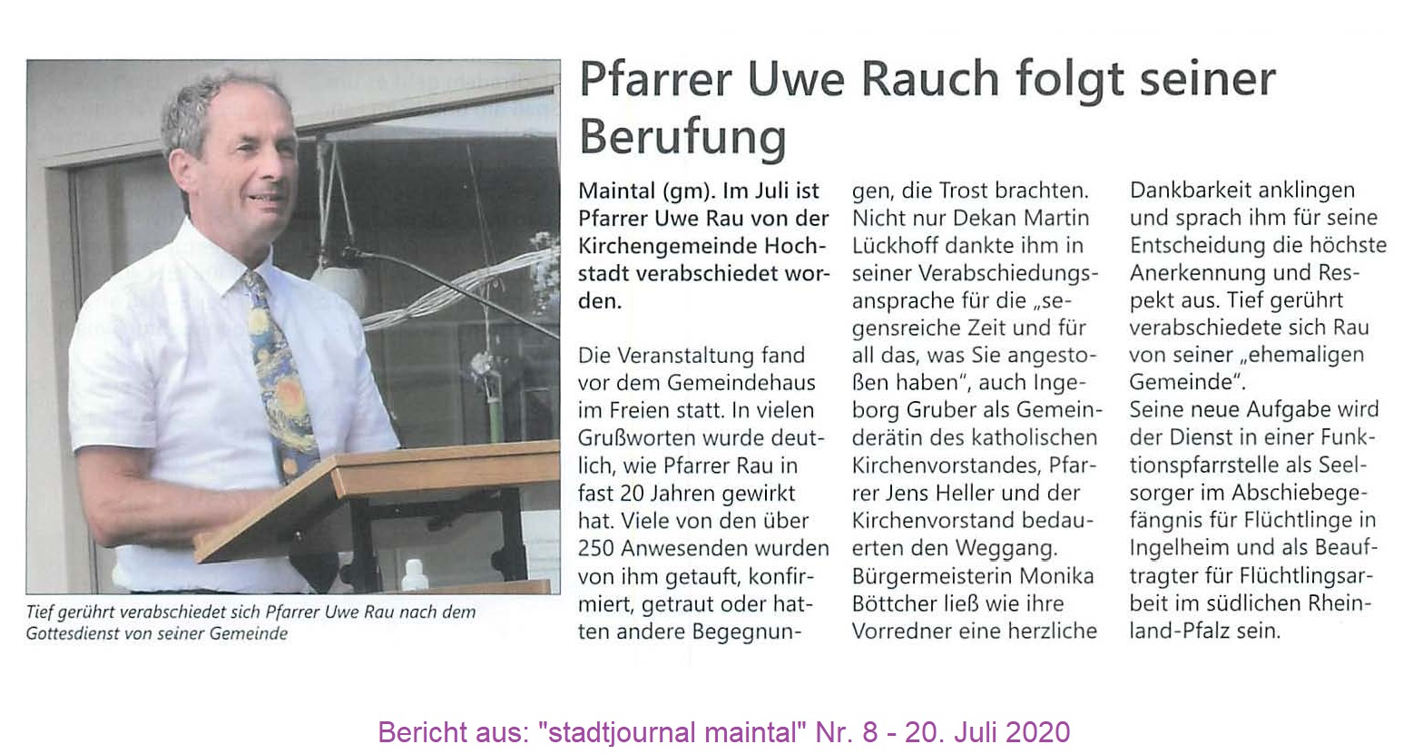 URau Verabschied stadtjournal 29.07.20