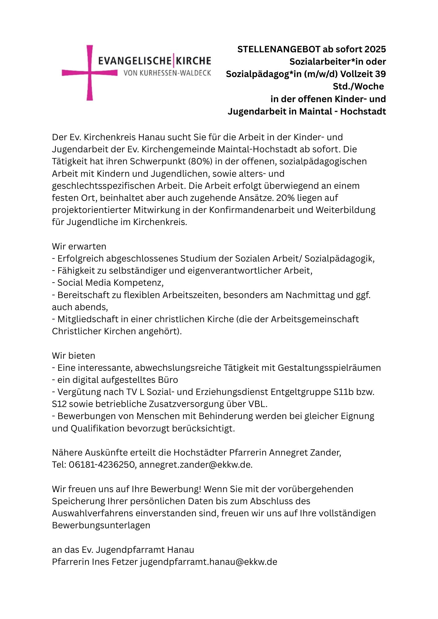 stellenangebot-ab-sofort-2025-sozialarbeiterin-oder-sozialpaedagogin-mwd-vollzeit-39-stdwoche-in-der-offenen-kinder-und-jugendarbeit-in-maintal-hochstadt-der-ev-kirchenkreis-hanau-sucht-sie-
