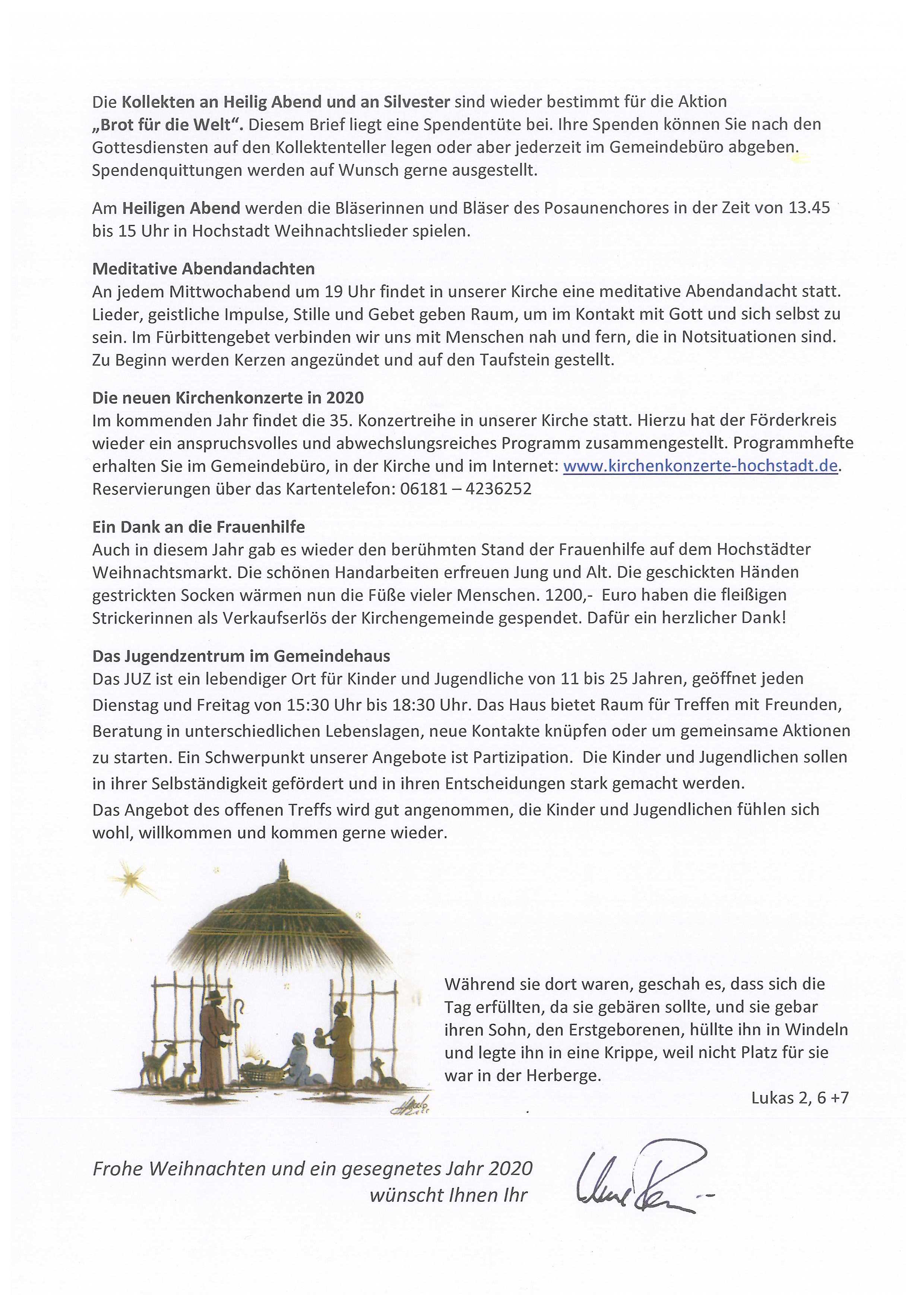 Gembrief Weihnachten 2019 Seite 2.a