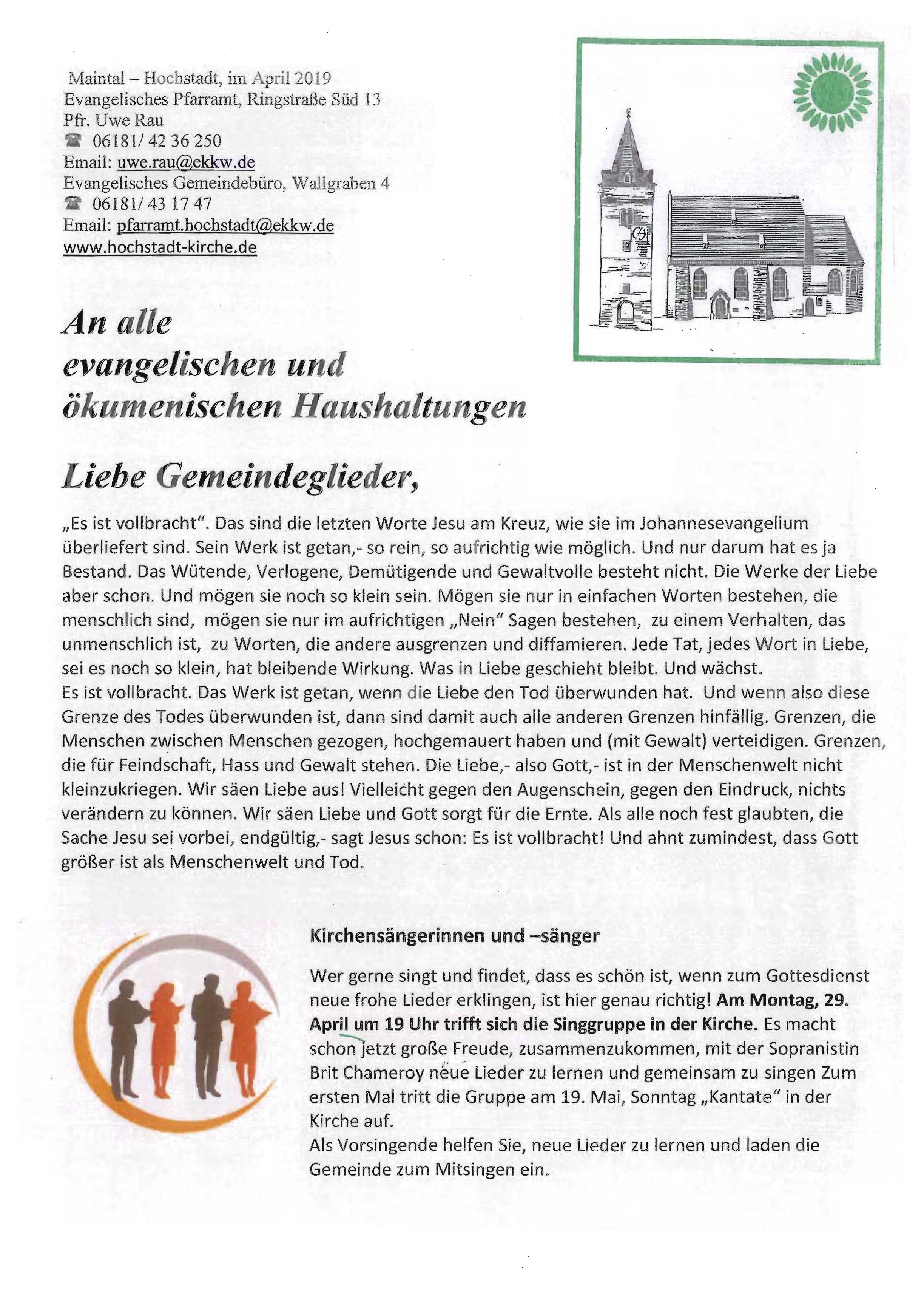 Gemeindebrief Ostern 2019a Seite 1